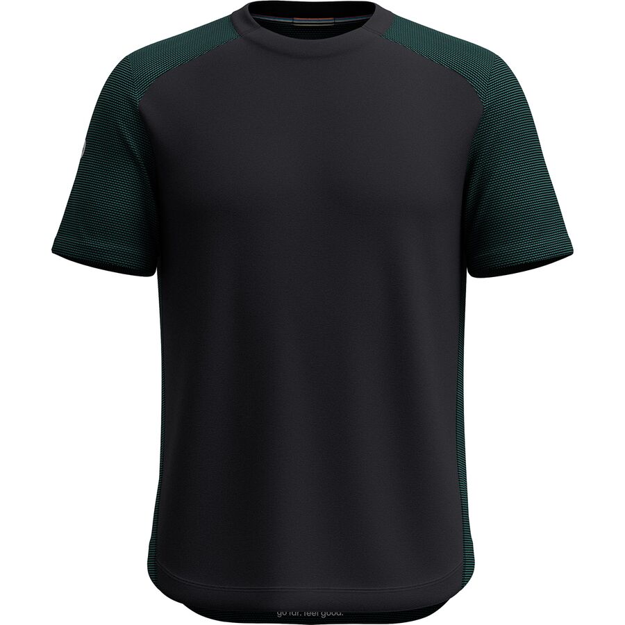 Smartwool Active Mesh Short-Sleeve T-Shirt - Men's Evergreen/Black