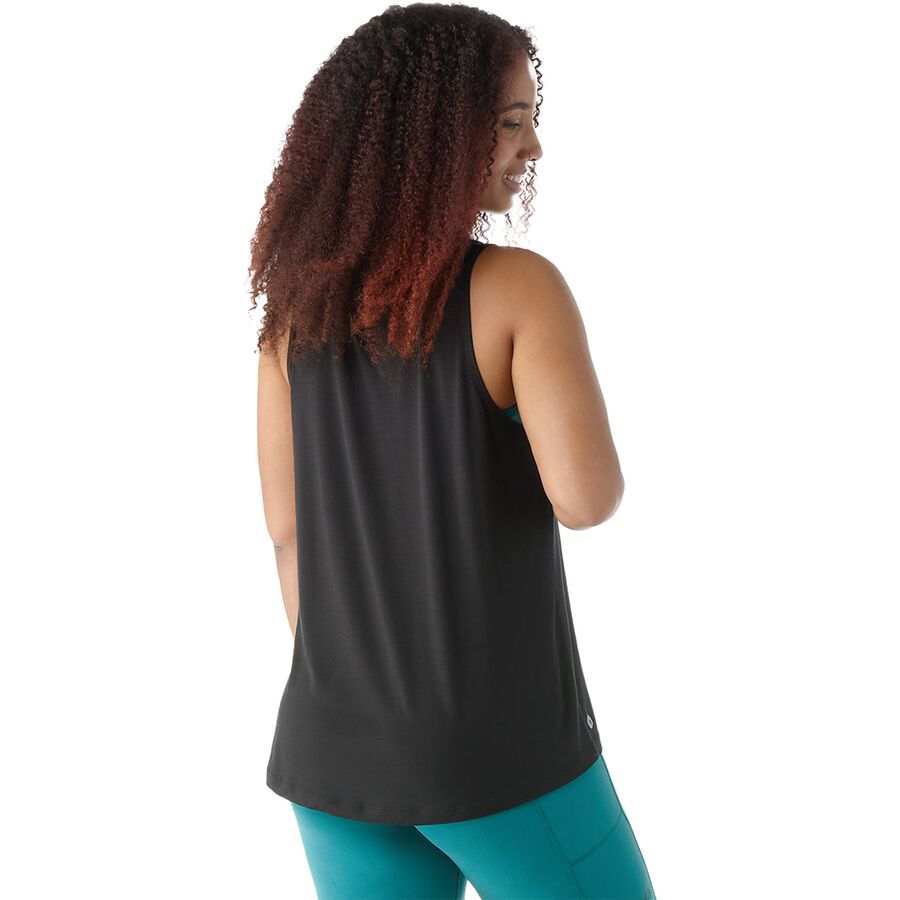Smartwool Active Ultralite High Neck Tank Top - Women's Black