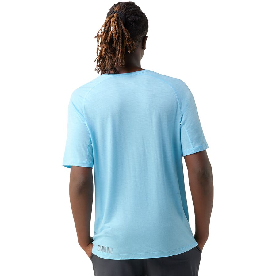 Smartwool Active Ultralite Short Sleeve Shirt - Men's Baltic Sea