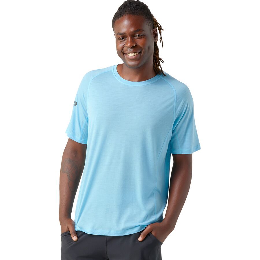 Smartwool Active Ultralite Short Sleeve Shirt - Men's Baltic Sea