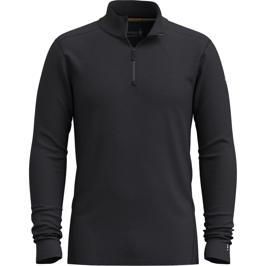 Smartwool Classic All-Season Merino 1/4-Zip Baselayer Top - Men's Black