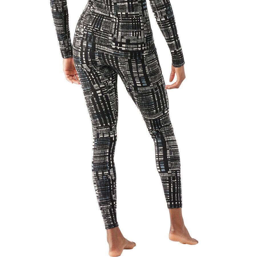 Smartwool Classic Thermal Merino Baselayer Bottom - Women's Black Digi Plaid