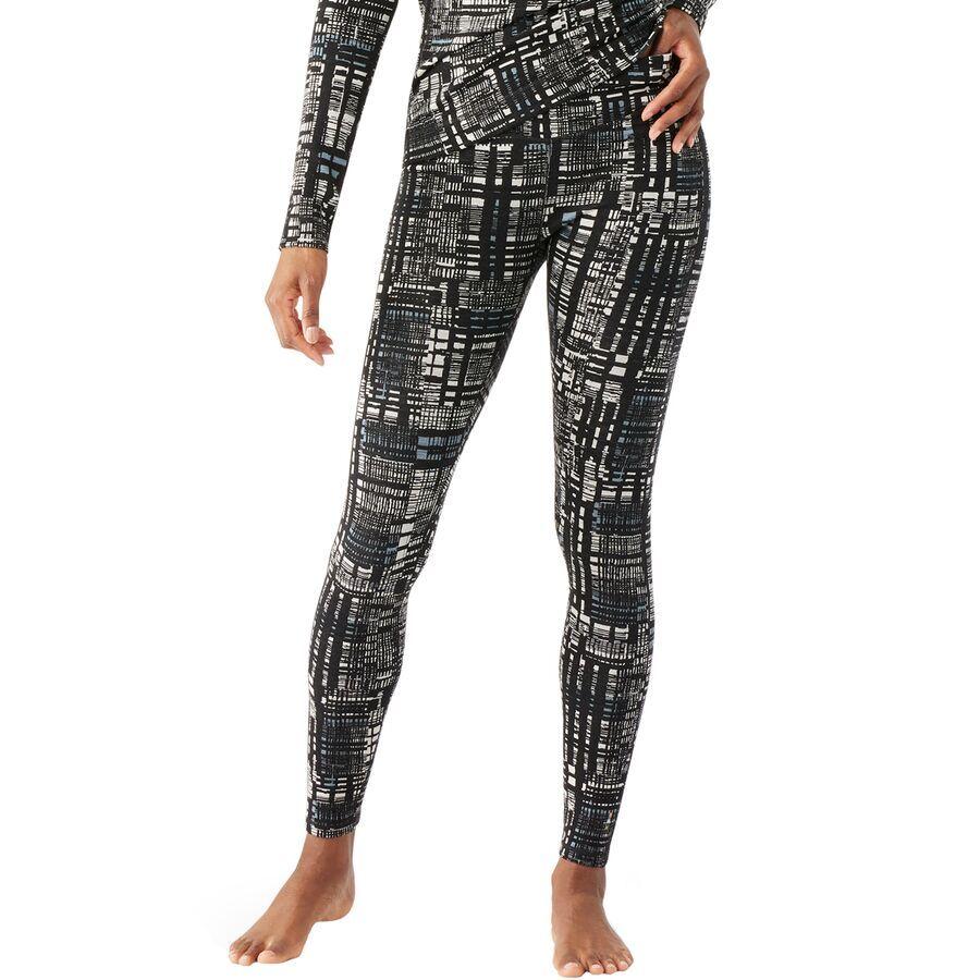 Smartwool Classic Thermal Merino Baselayer Bottom - Women's Black Digi Plaid