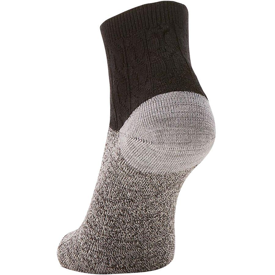 Smartwool Everyday Cable Ankle Boot Sock - Women's Black
