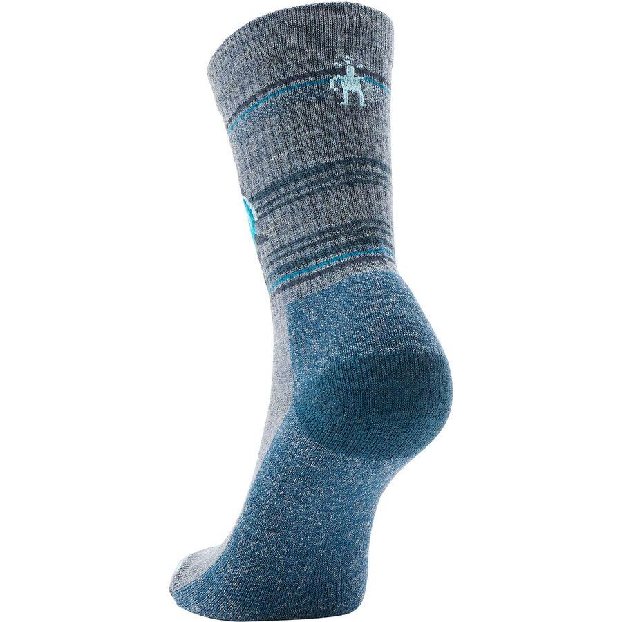 Smartwool Everyday Hookset Crew Sock Pewter Blue