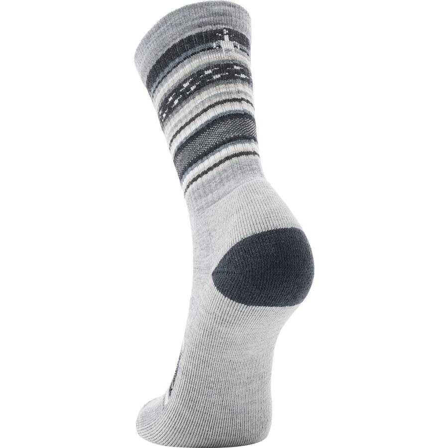 Smartwool Everyday ReGarita Crew Sock Charcoal/Light Gray