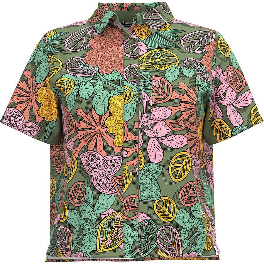 Smartwool Everyday Short-Sleeve Shirt - Women's Fern Green Aloha Forest