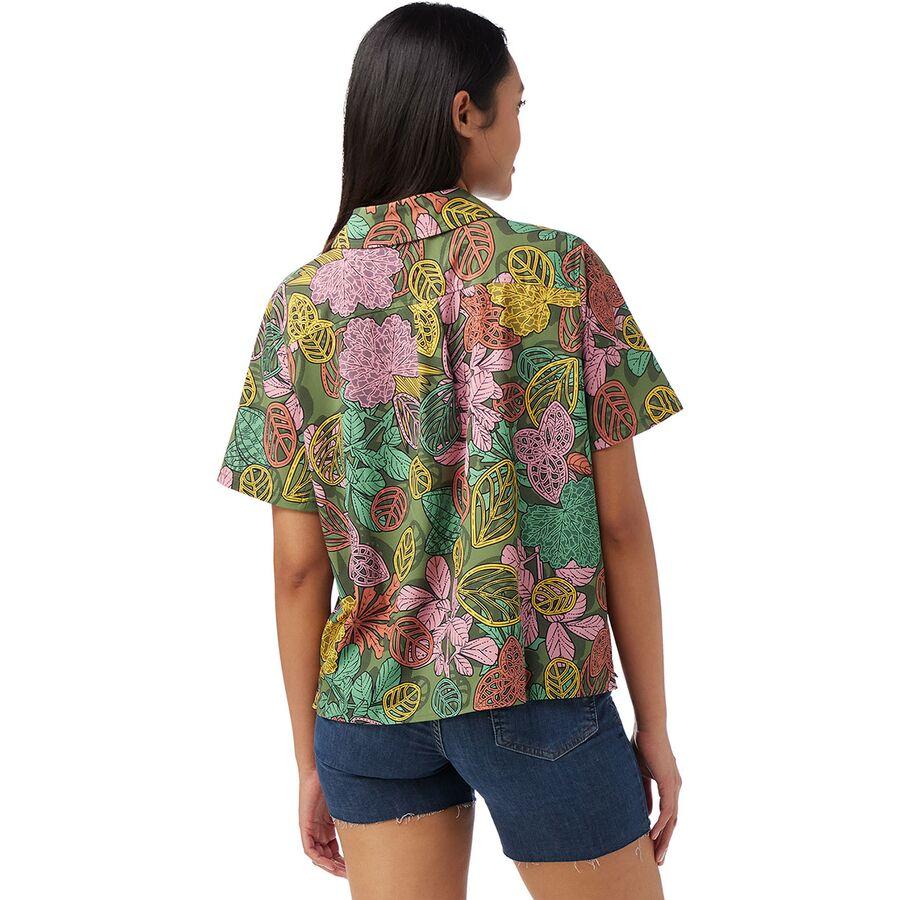 Smartwool Everyday Short-Sleeve Shirt - Women's Fern Green Aloha Forest