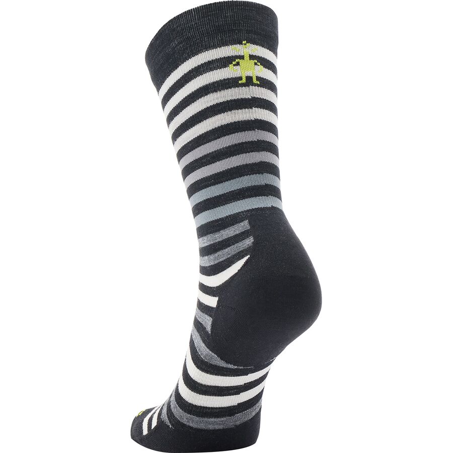 Smartwool Everyday Spruce Street Crew Sock Black/White