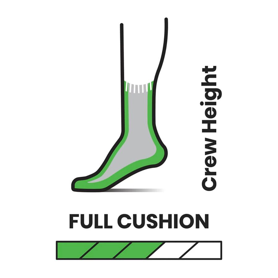 Smartwool Hike Full Cushion Crew Sock - Kids' Black