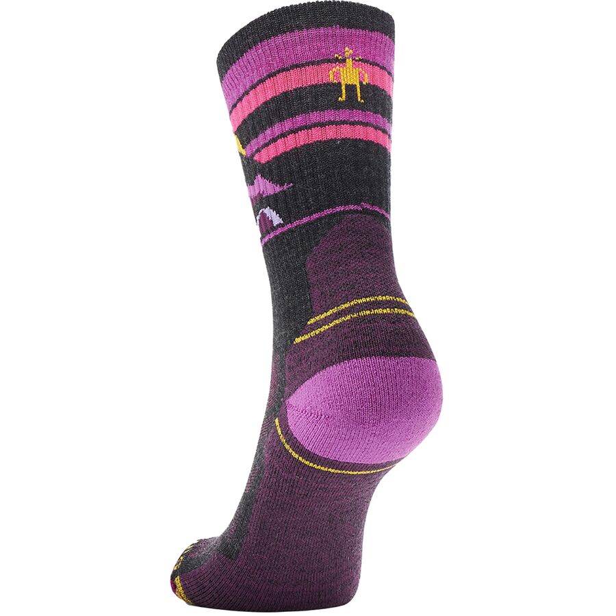 Smartwool Hike Light Cushion Mountain Moon Crew Sock - Women's Charcoal