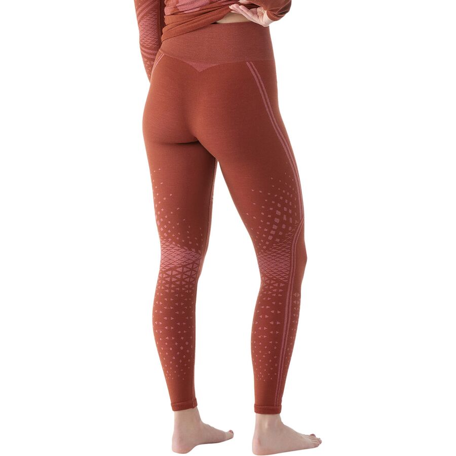 Smartwool Intraknit Active Base Layer Bottom - Women's Pecan Brown/Guava Pink
