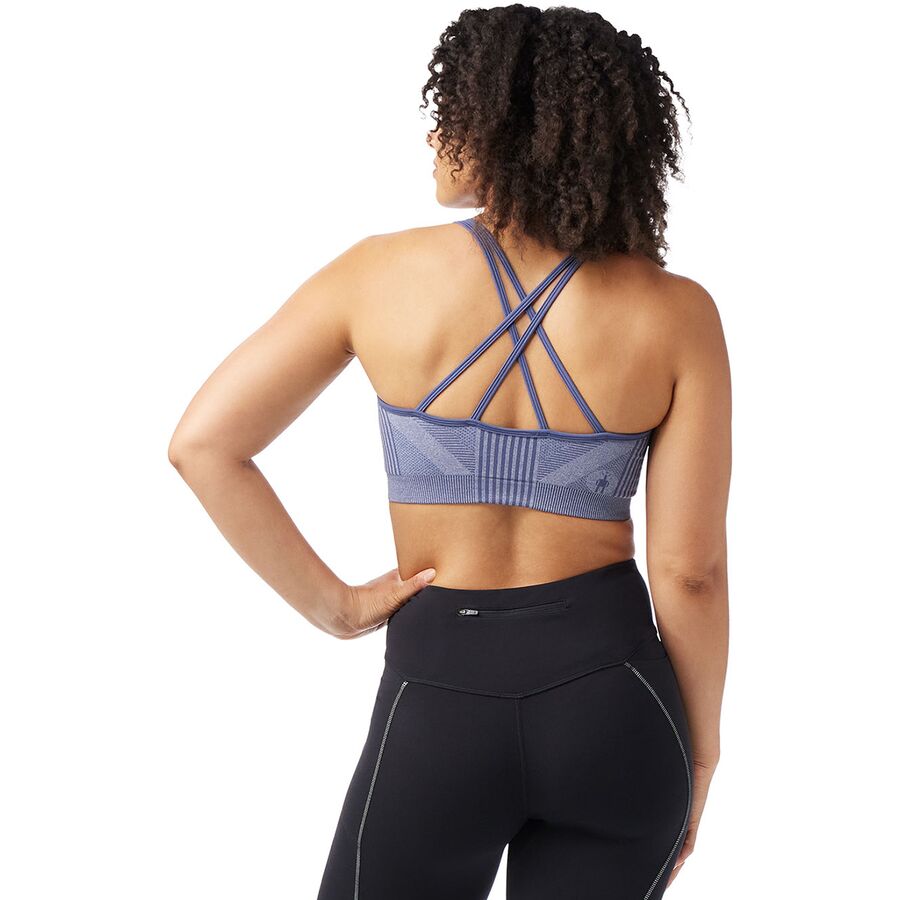 Smartwool Intraknit Racerback Bra - Women's Black Heather