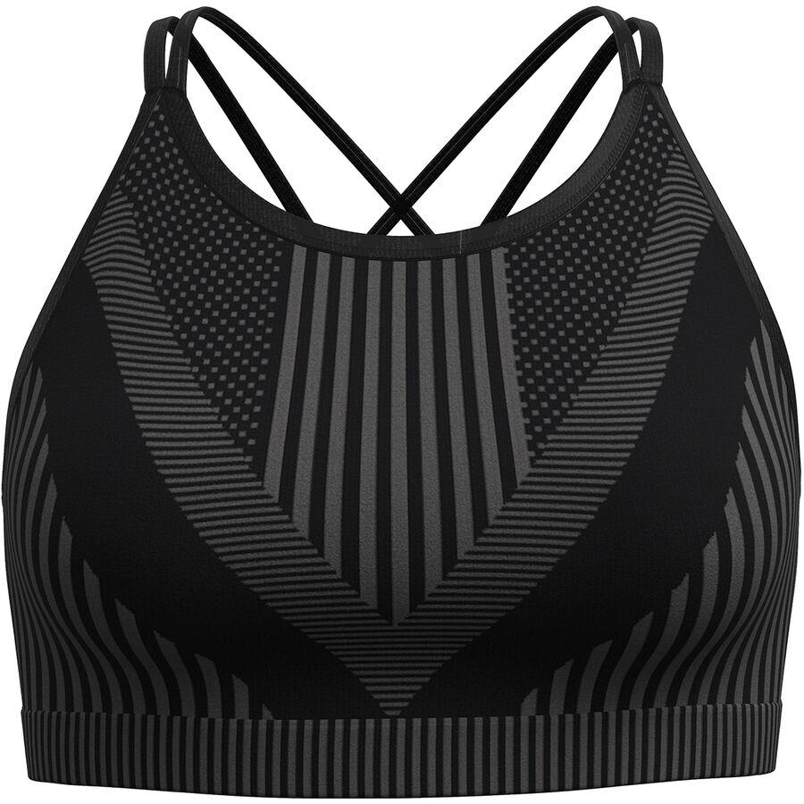 Smartwool Intraknit Strappy Bra - Women's Black Heather