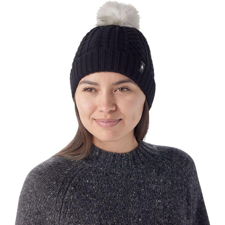 Smartwool Lodge Girl Beanie - Women's Black/Light Gray