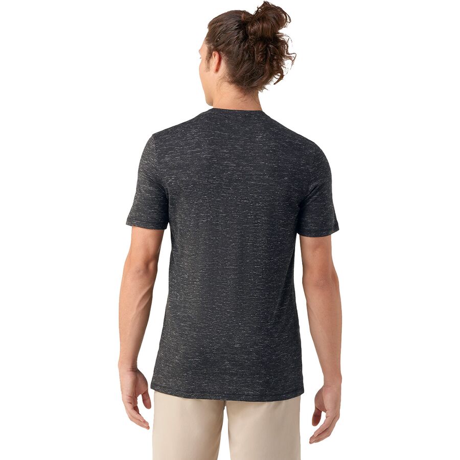 Smartwool Merino Hemp Blend Pocket T-Shirt - Men's Black Heather