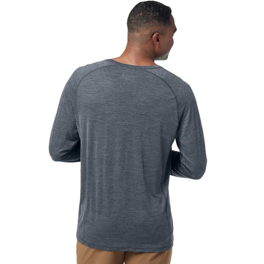 Smartwool Merino Sport Ultralite Long-Sleeve Shirt - Men's Charcoal Heather