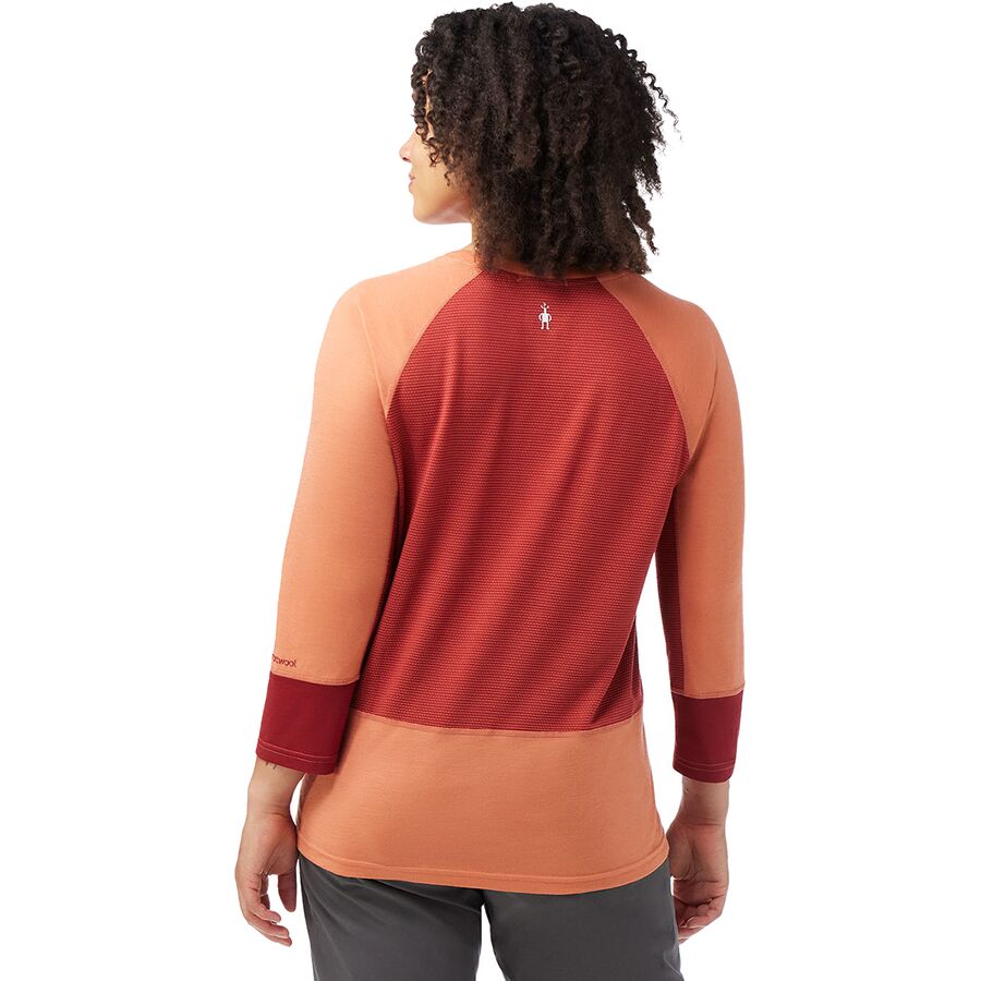 Smartwool Mountain Bike 3/4-Sleeve Jersey - Women's Terracotta