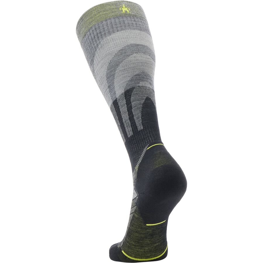 Smartwool Run Targeted Cushion Compression OTC Sock - Men's Medium Gray