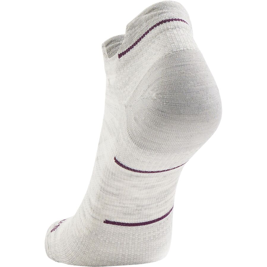 Smartwool Run Zero Cushion Low Ankle Sock - Women's Ash
