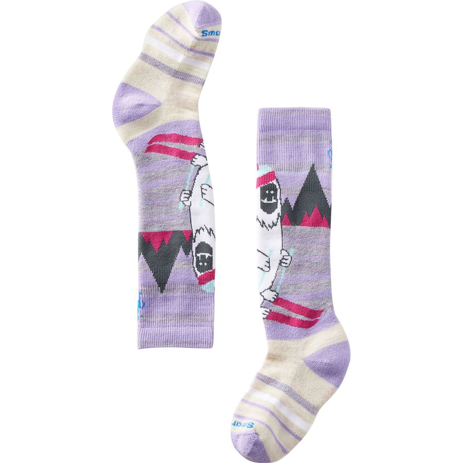 Smartwool Wintersport Full Cushion Yeti Pattern OTC Sock - Kids' Black