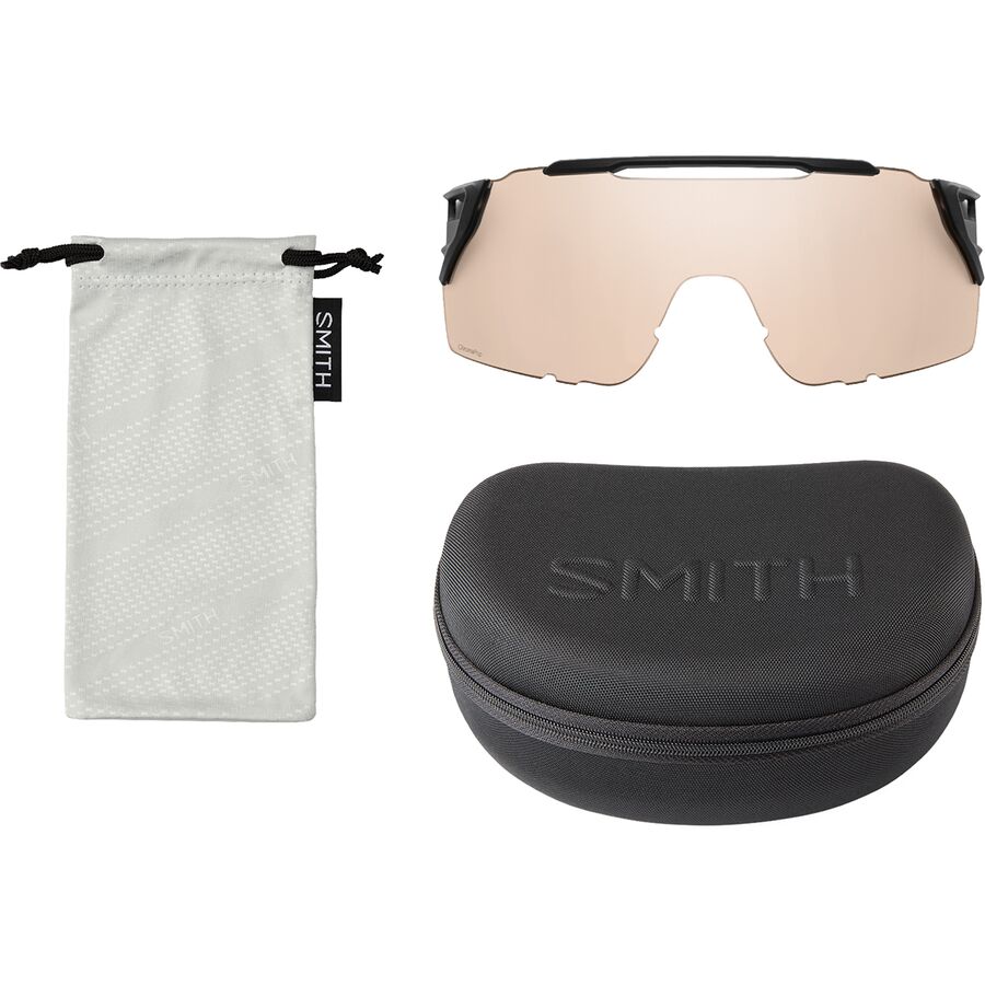 Smith Attack MAG MTB ChromaPop Sunglasses Matte Black/ChromaPop Red Mirror