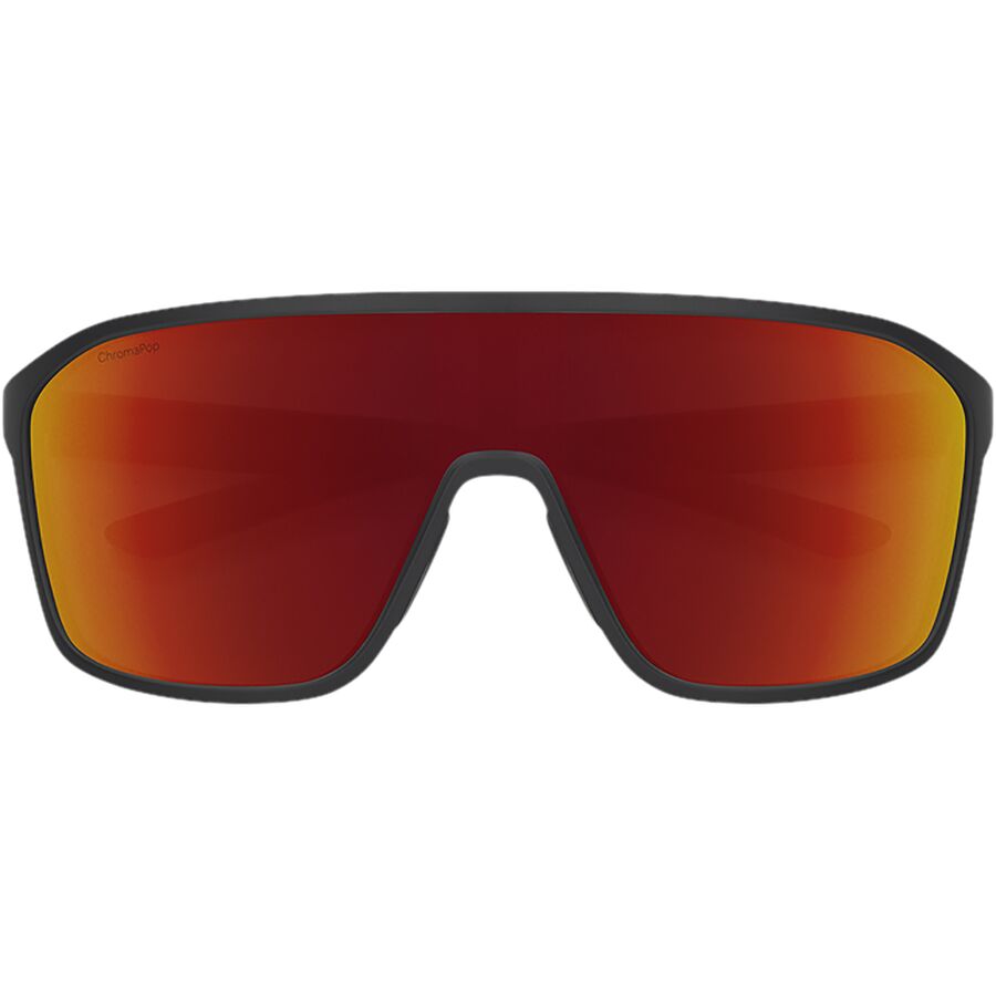 Smith Boomtown ChromaPop Polarized Sunglasses Matte Black/ChromaPop Red Mirror