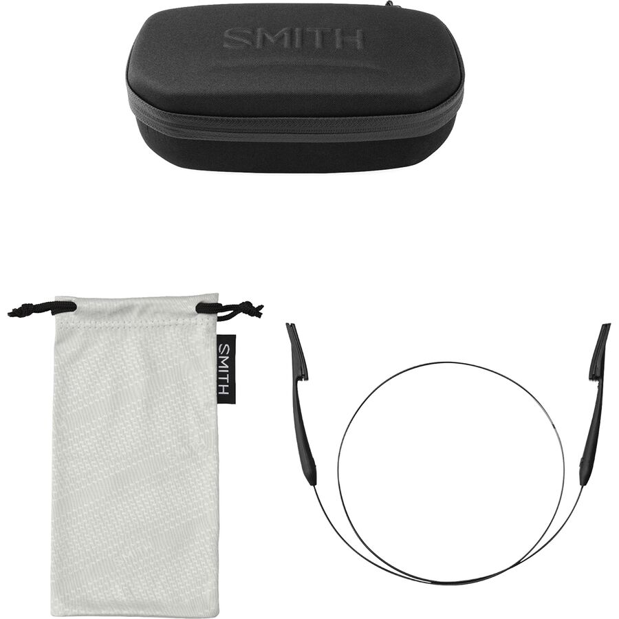 Smith Guide's Choice Sunglasses Matte Black/ChromaPop Glass Polarized Green Mirror