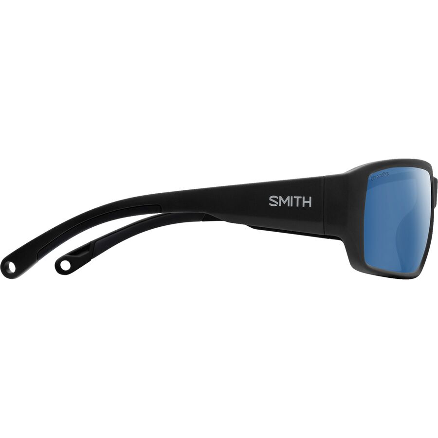 Smith Hookset ChromaPop Sunglasses Matte Black/ChromaPop Glass Polarized Blue Mirror