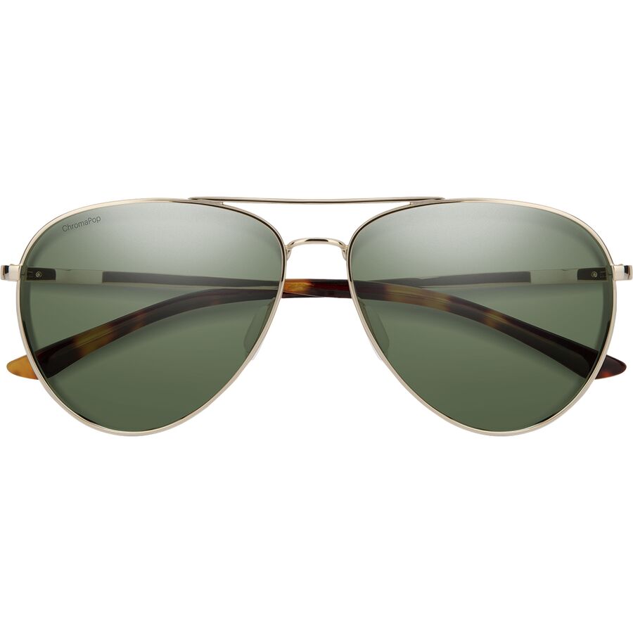 Smith Layback Polarized Sunglasses Gold/ChromaPop Polarized Gray Green