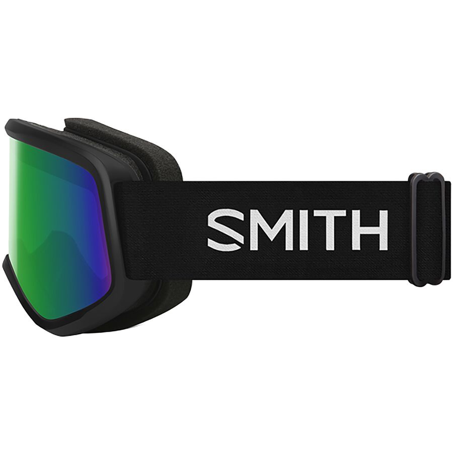 Smith Snowday Goggles - Kids' Black/Green Sol-X Mirror