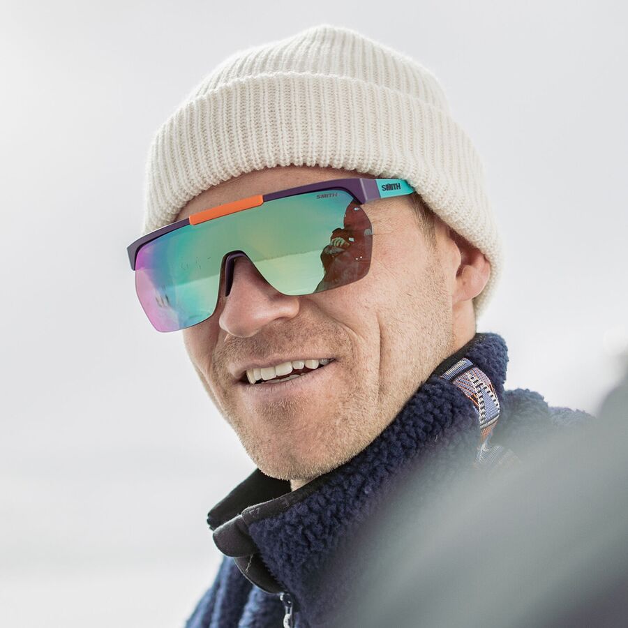 Smith XC Chromapop Sunglasses Matte Purple/Cinder/Hi Viz/Opal
