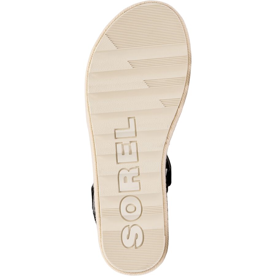 SOREL Cameron Flatform Sandal - Women's Black/Chalk