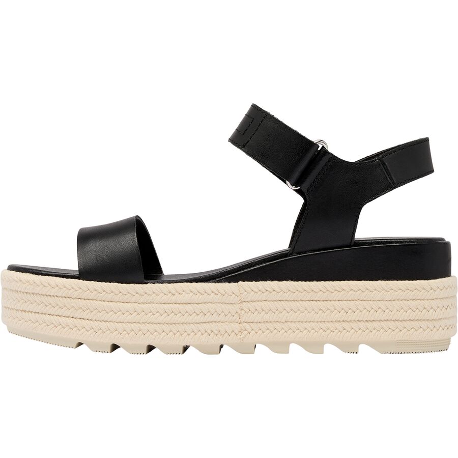 SOREL Cameron Flatform Sandal - Women's Black/Chalk