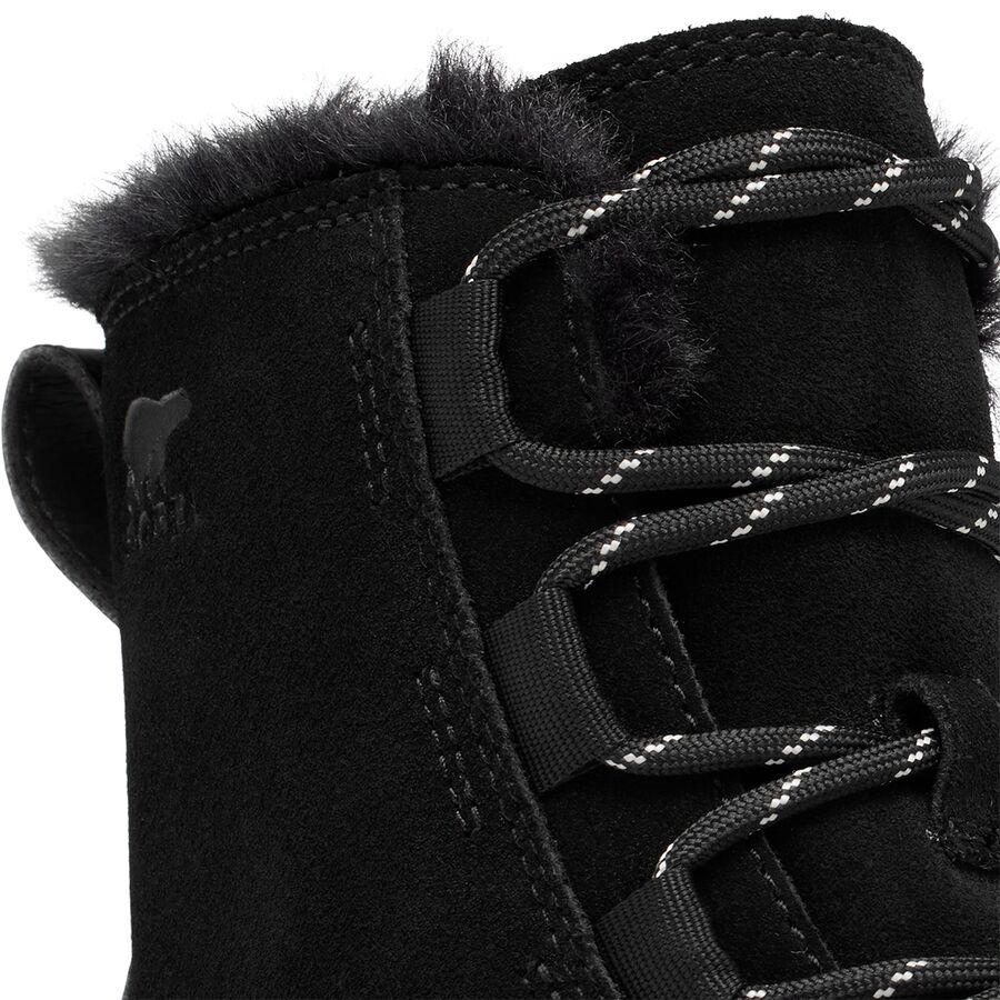 SOREL Explorer III Lace WP Boot - Kids' Black/Sea Salt