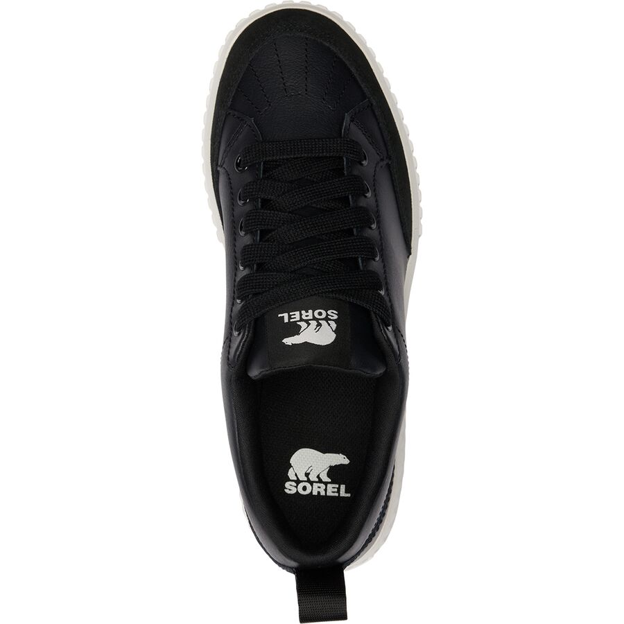 SOREL Ona Ave Low Sneaker - Women's Black/Sea Salt