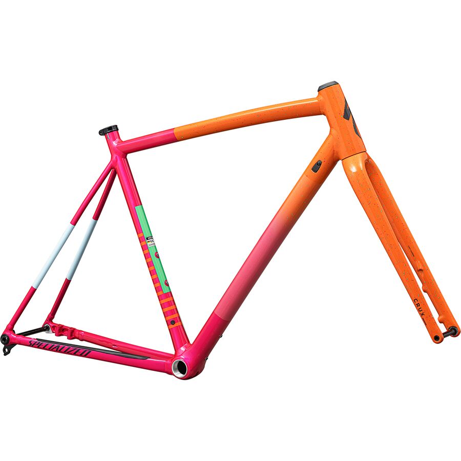 Specialized Crux DSW Frameset Satin Metallic Gloss Amber Glow/Vivid Pink/Metallic Midnight Shadow/Speckle