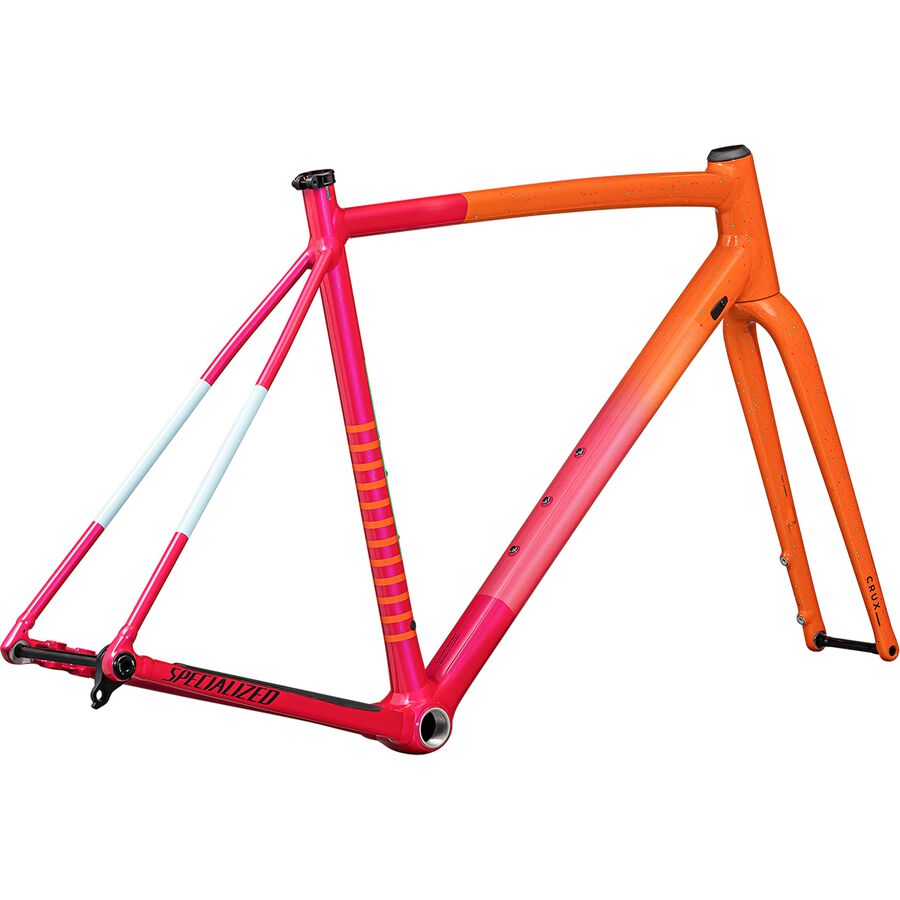 Specialized Crux DSW Frameset Satin Metallic Gloss Amber Glow/Vivid Pink/Metallic Midnight Shadow/Speckle