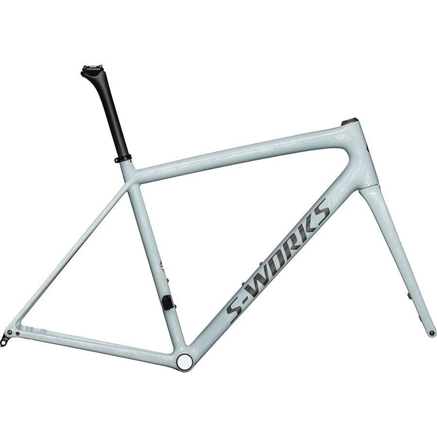 Specialized S-Works Aethos Road Frameset Gloss Sea Foam/Dry Brushed Violet + Gold Ghost Pearl/Smoke