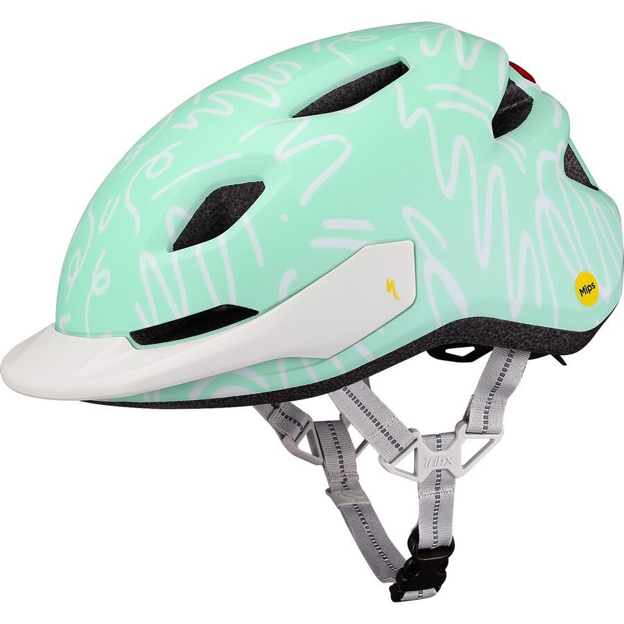 Specialized Shuffle 2 LED Helmet - Kids' Dune White Graphic