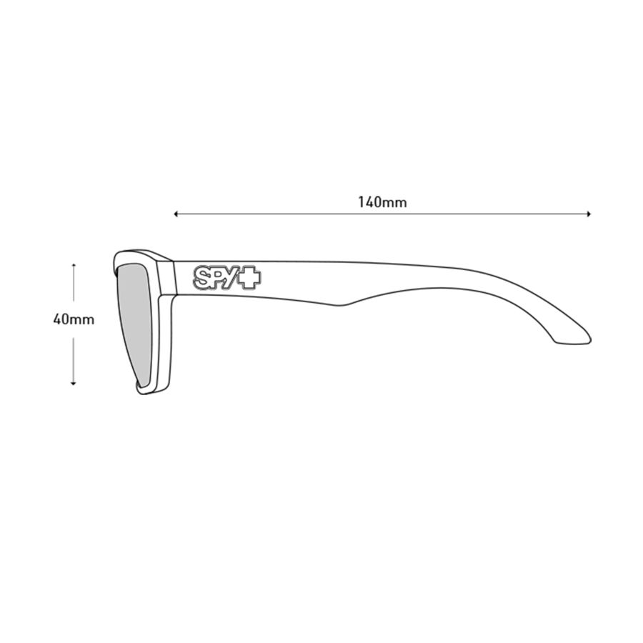 Spy Helm Sunglasses Happy Bronze With Gold Spectra Mirror