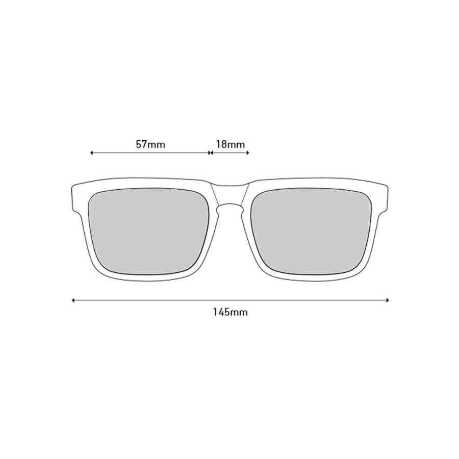 Spy Helm Sunglasses Happy Bronze With Gold Spectra Mirror