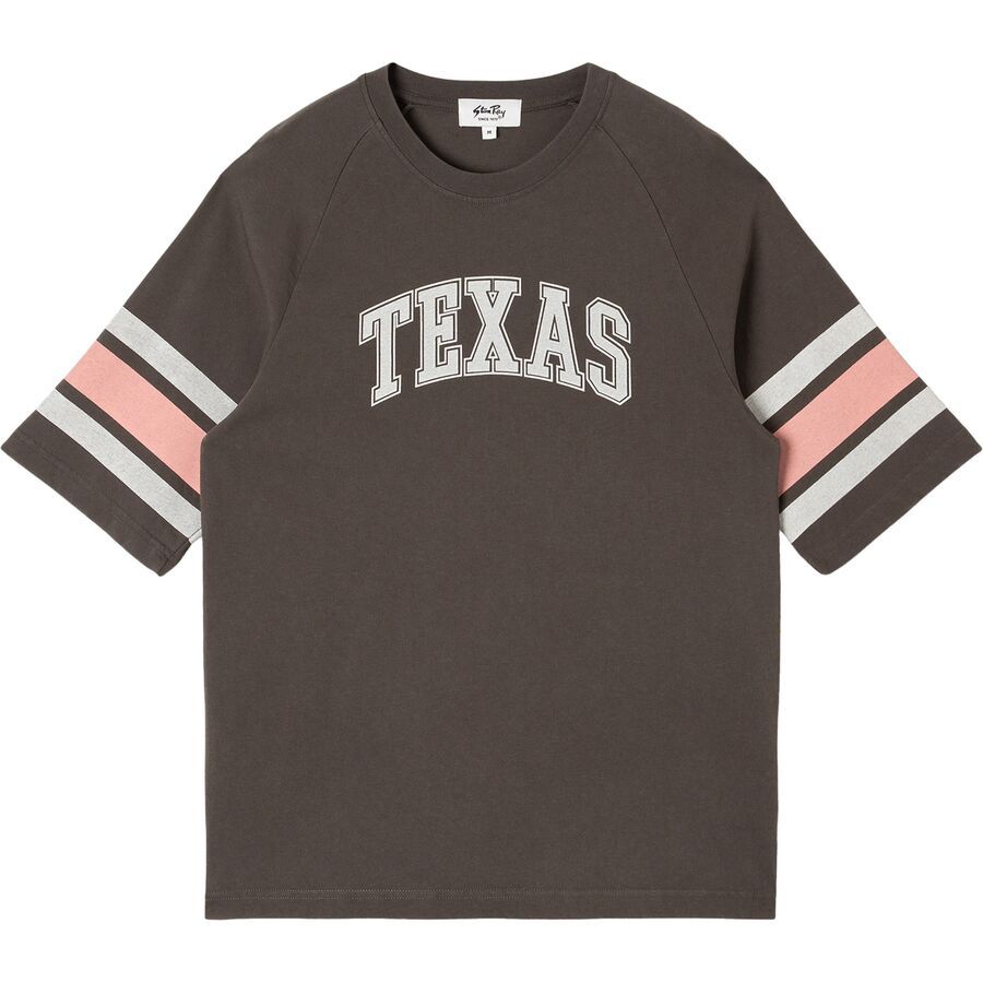 Stan Ray Raglan Stripe T-Shirt Washed Black