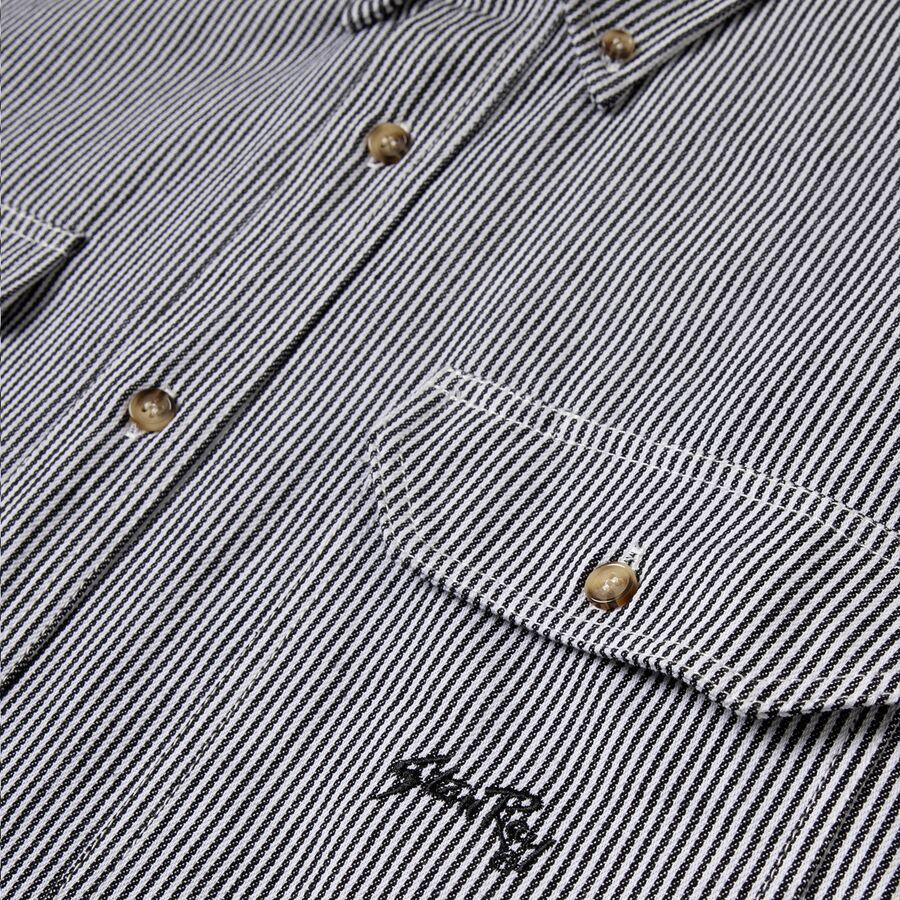 Stan Ray Work Short-Sleeve Shirt - Men's Aged Hickory Stripe