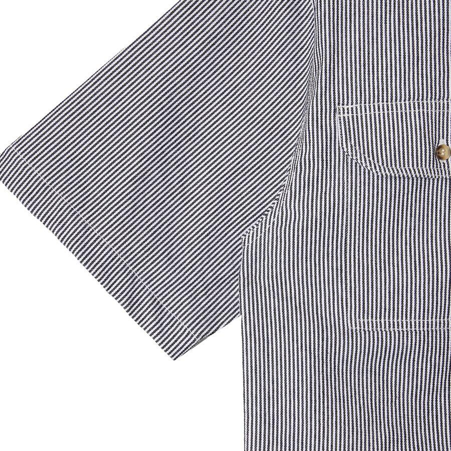 Stan Ray Work Short-Sleeve Shirt - Men's Aged Hickory Stripe