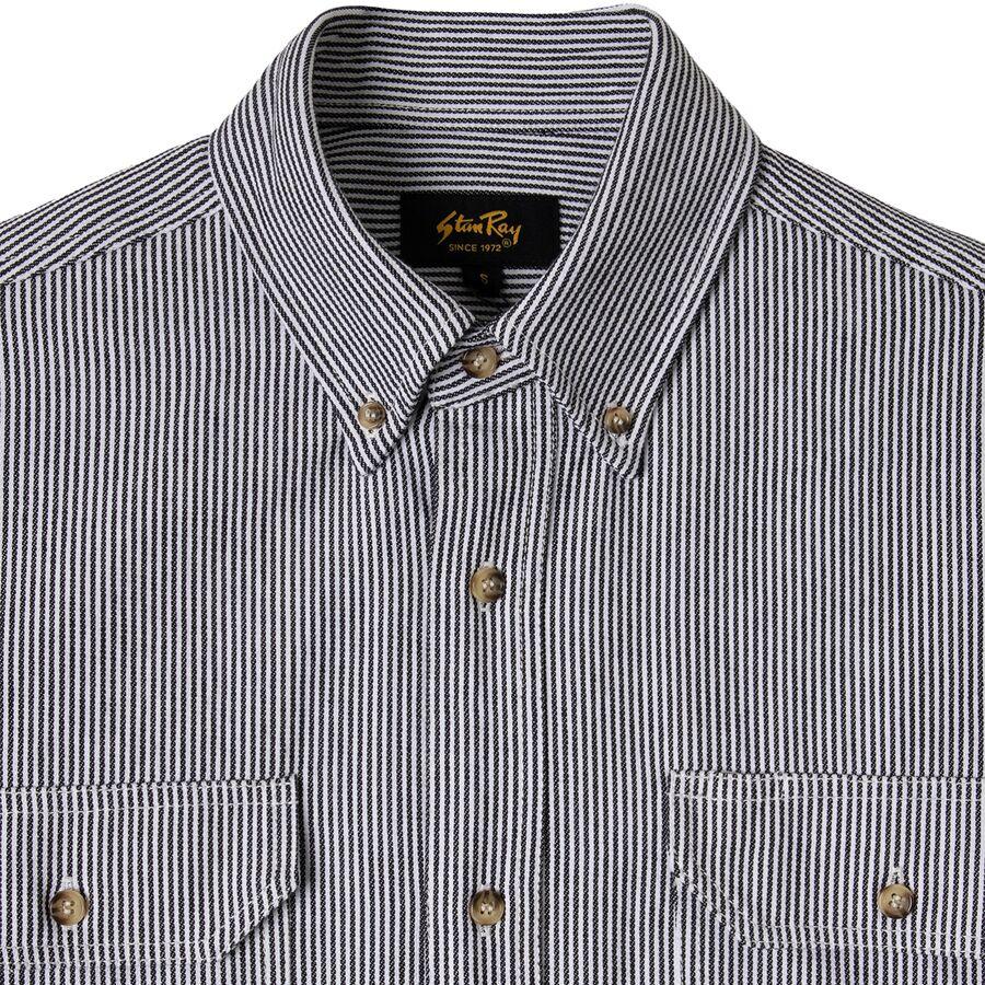 Stan Ray Work Short-Sleeve Shirt - Men's Aged Hickory Stripe