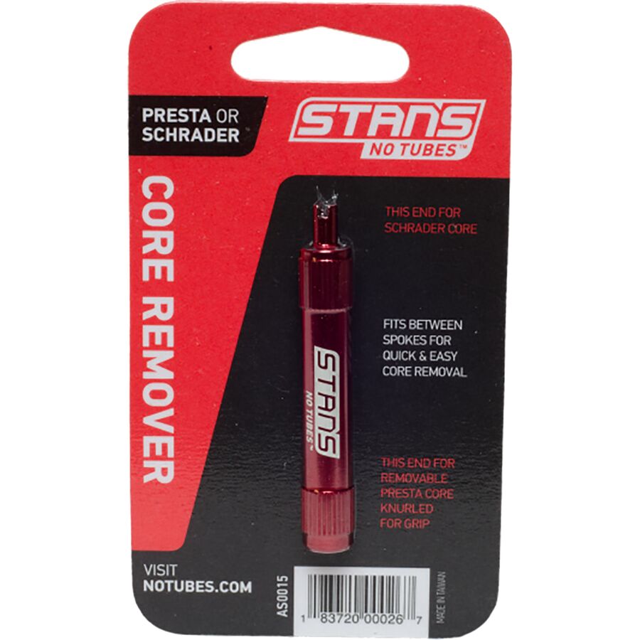 Stan's NoTubes Valve Core Removal Tool Red