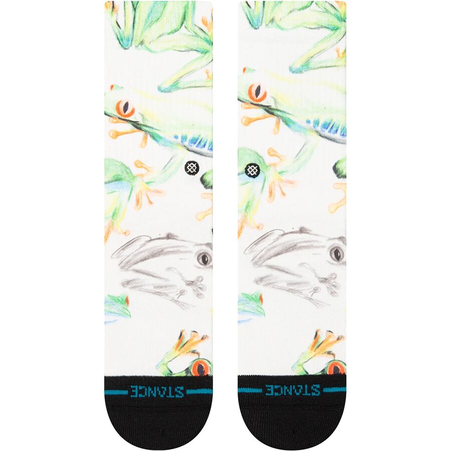 Stance Stick To It Crew Sock - Kids' Canvas