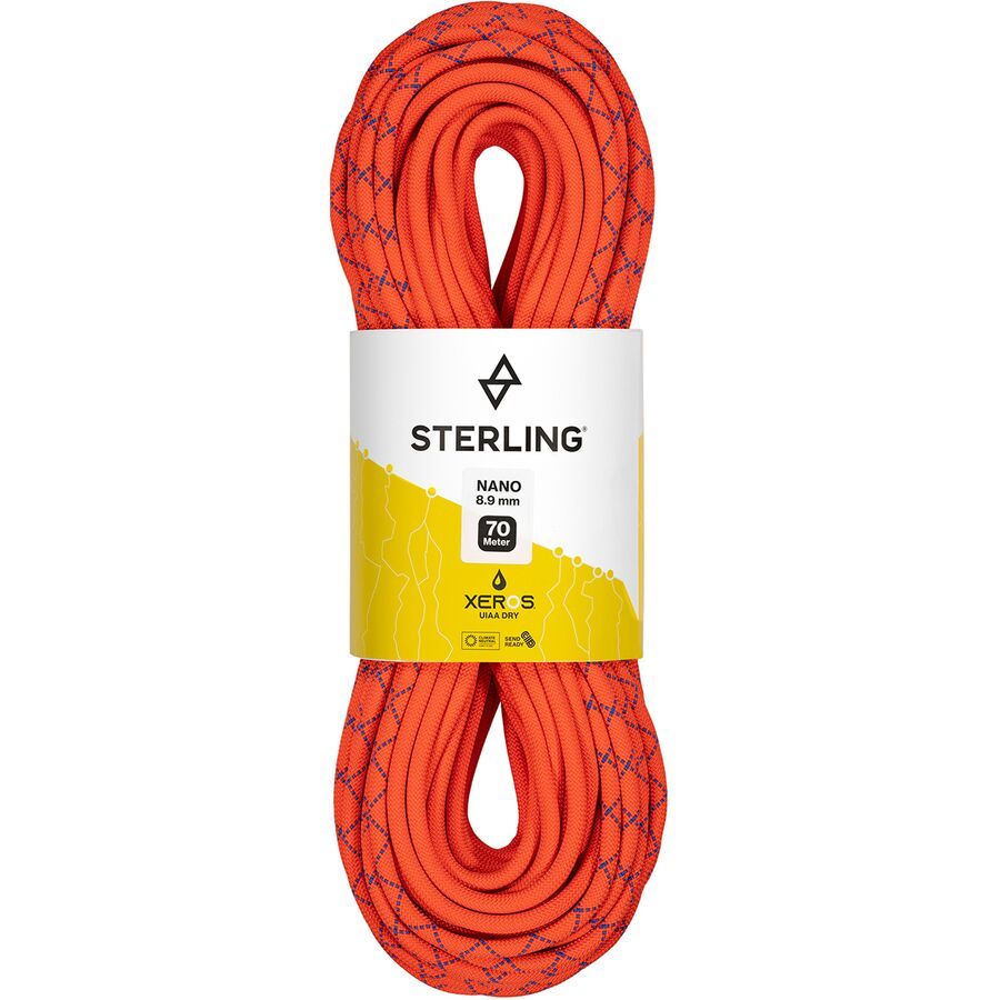 Sterling Nano 8.9mm BiColor Xeros Rope Orange