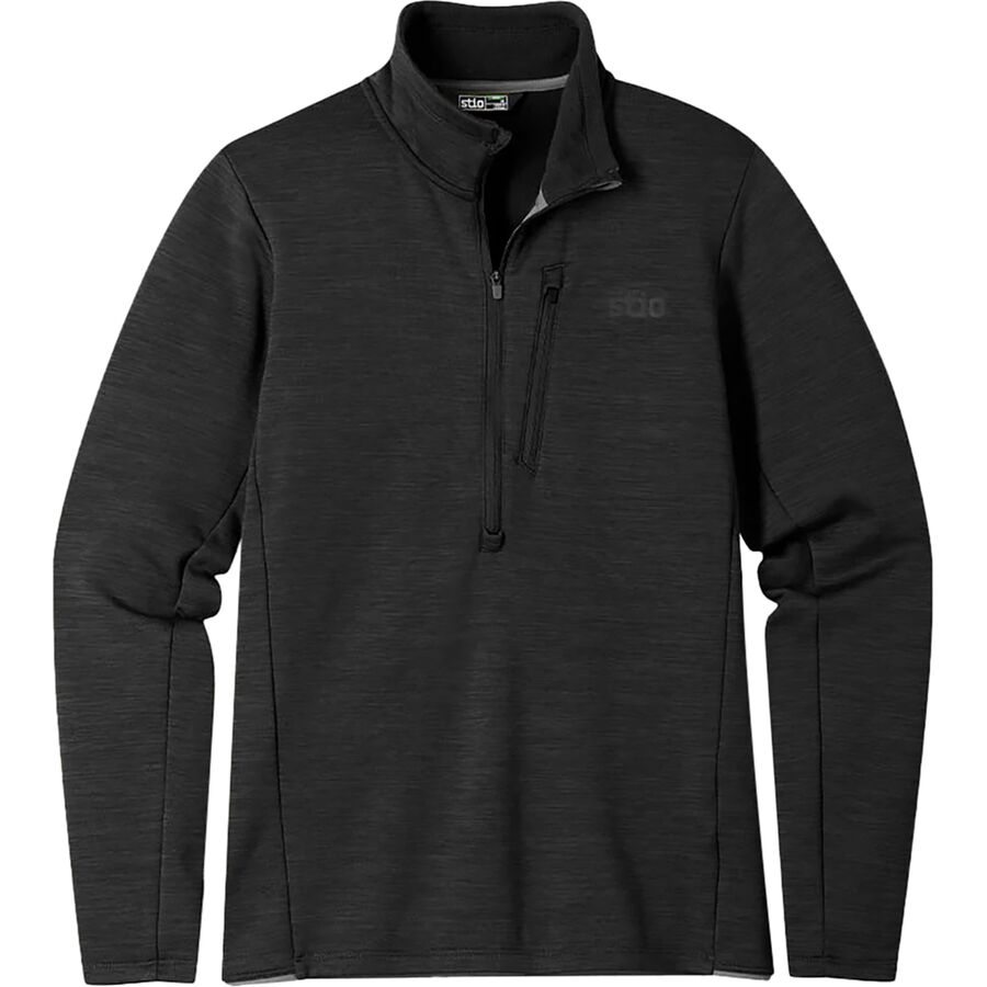 STIO Glide Power Stretch 1/2-Zip Jacket - Men's Abyss Heather